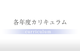 各年度カリキュラム